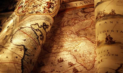 Mapa descubrimiento de América Colón