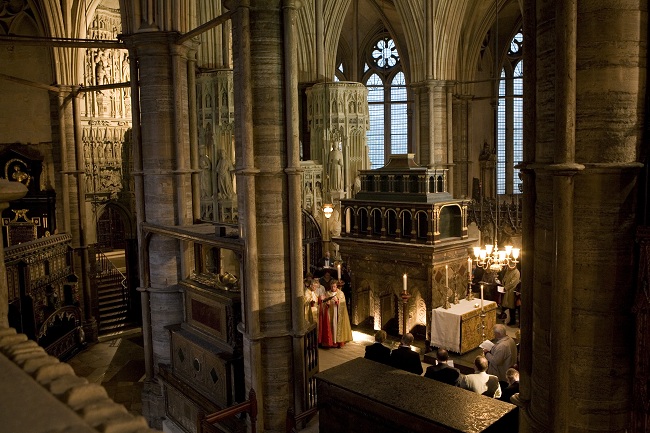 Sepulcro de San Eduardo en la abadía de Westminster (Londres)