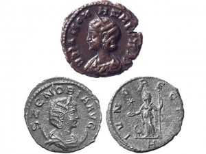 Monedas de la época de la reina Zenobia