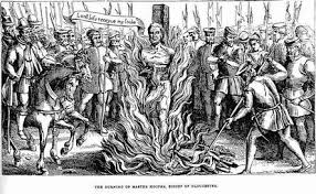 quema de protestantes por María Tudor