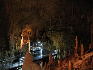 Interior de las cuevas en la actualidad