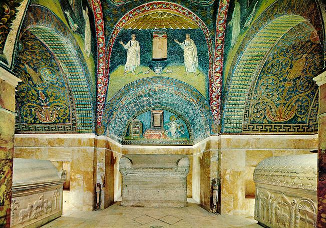 Interior del Mausoleo de Gala Placidia