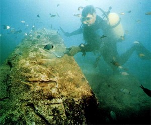 Hallazgos arqueológicos en la bahía de Alejandría