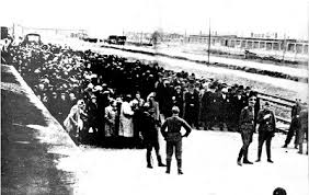 Eleccion de prisioneros en Auschwitz