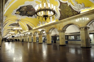 Estación de metro en Moscú
